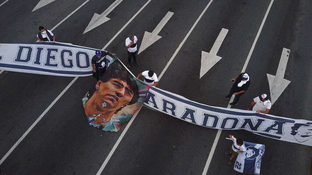 APTOPIX Argentina Maradona